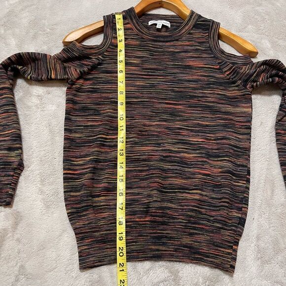 Rebecca Minkoff cold shoulder long sleeve pullover sweater - Picture 6 of 9